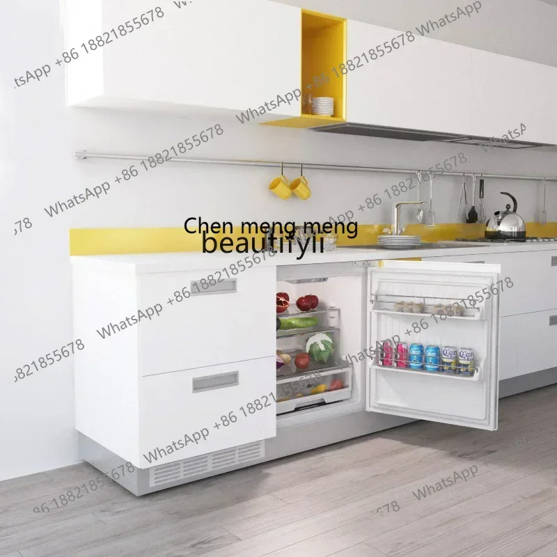 

Z189 Fully embedded horizontal household drawer cabinet air-cooled three-door energy-saving household refrigerator