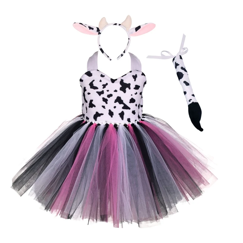 

3Pcs/Set Animal Ear Hairband Tail Fancy Dress Up Carnival Party Performance Prop