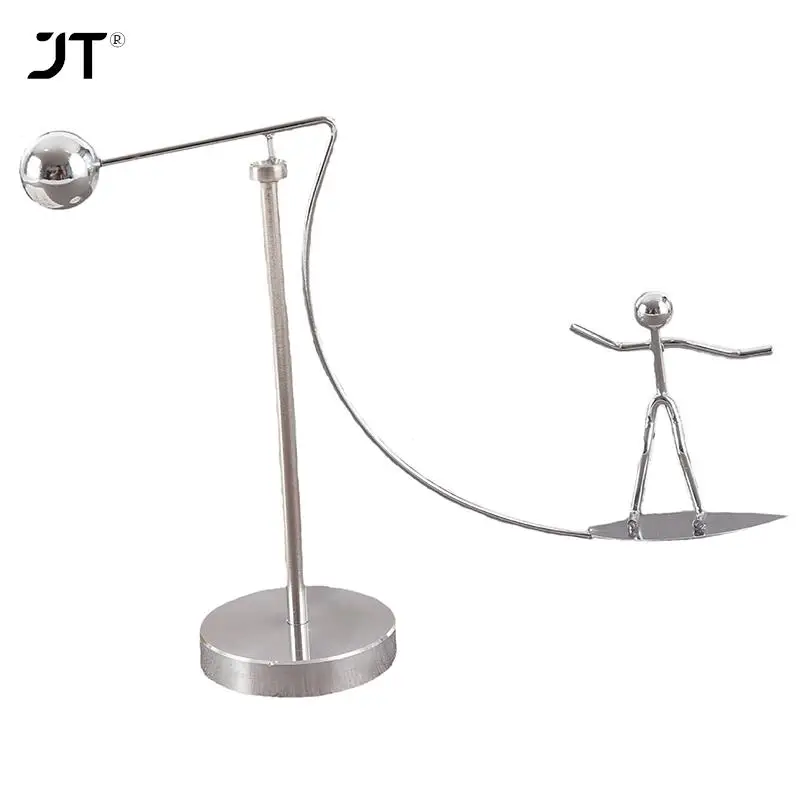 Newton Pendulum Gifts Perpetual Motion Newton's Cradle Tumbler Balance Little Iron Surfer Skier Home Ornaments