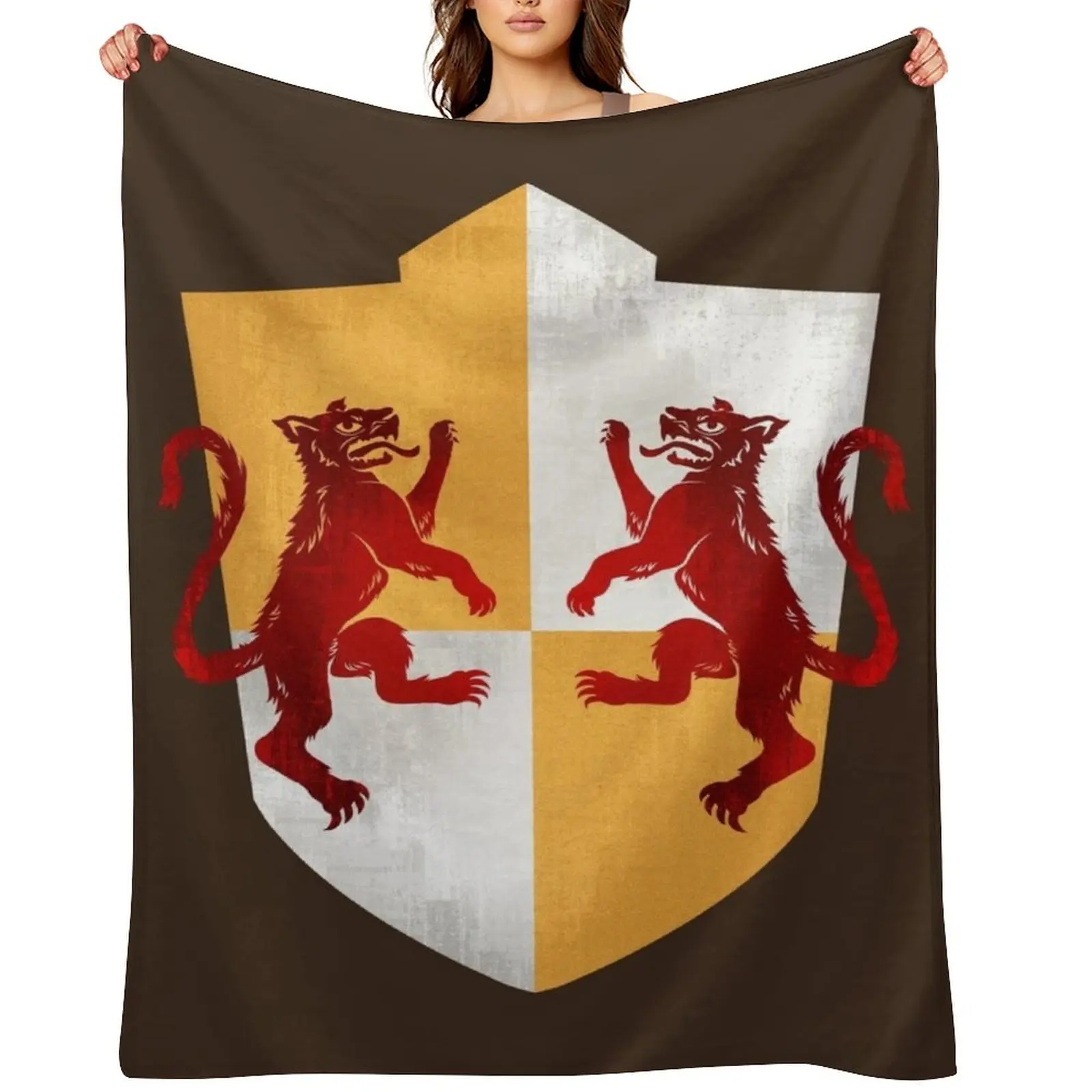 

Dragon Age Ferelden Heraldry Throw Blanket Shaggy Designers Extra Large Throw Polar Blankets