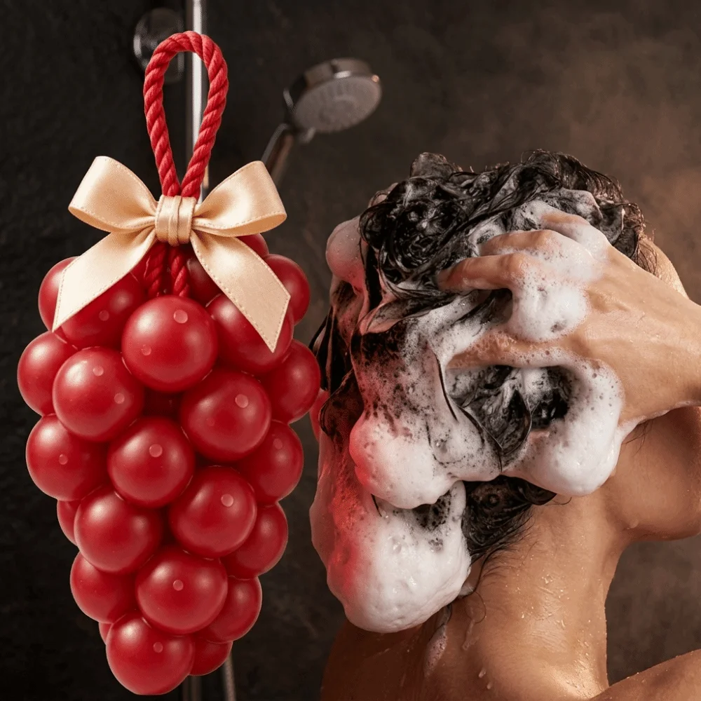 Fresh Fragrance Grape Cluster Soap Wash Face Bathe Bathroom Fragrance Cleaning Dirt Gifts Decorative Soap Daily Use