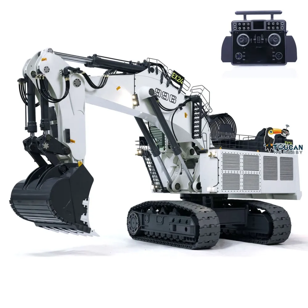 Giant Mine 996 RC Hydraulic Excavator 1/20 High Simulation Earth Construction Digger Model Remote Control Cars Truck Machine Toy