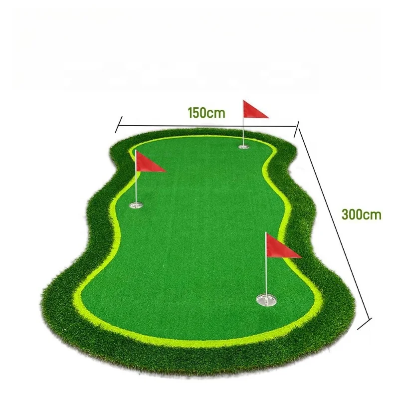 

Mini Golf Course Golf Putting Green Mat Artificial Green Mat Indoor Use