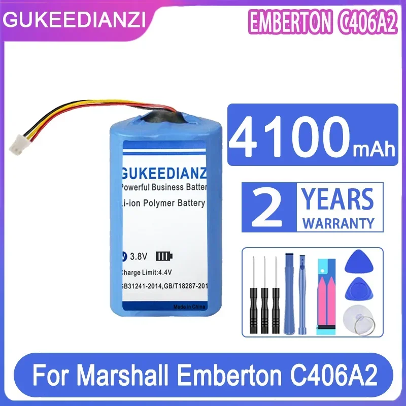 

High Capacity For Marshall Emberton C406A2 4100mAh EMBERTON C406A2 Portable Speaker Battery