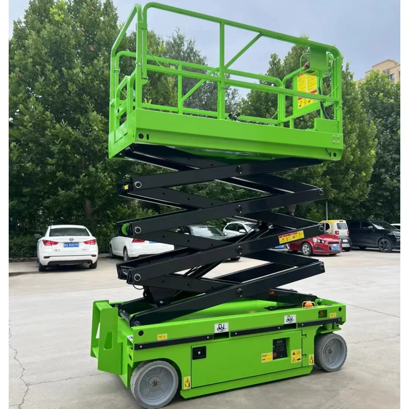 #230-450KG Portable Scissor Lift Cart Double Hydraulic Car Jack with Chain Sling for Workshop Use New Condition Steel Material