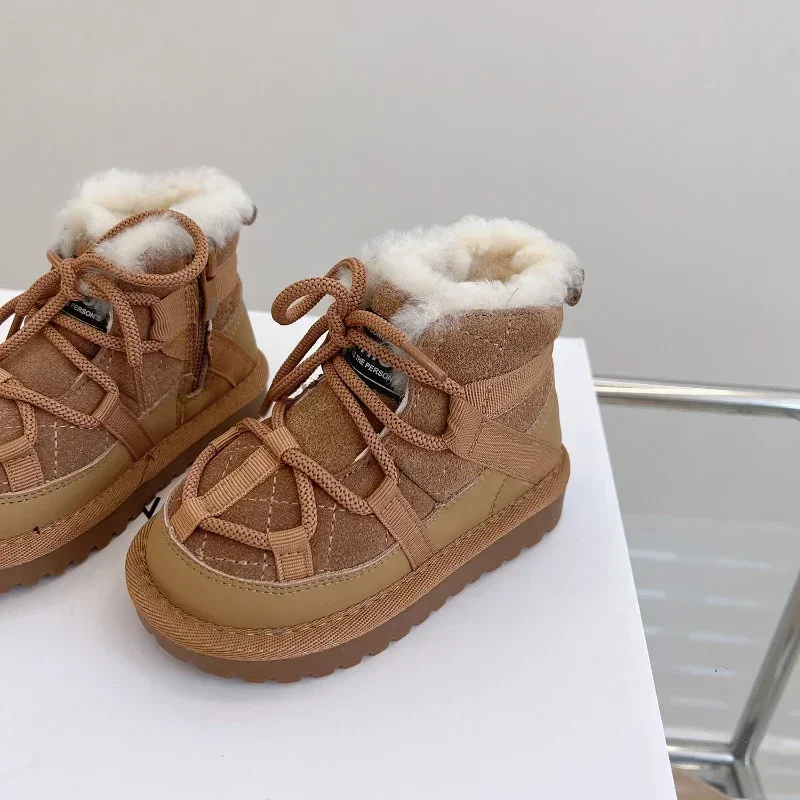 Brand Baby Shoe Baby Cotton Boot Thick Sole Warm Snow Boot Boy Girl Boot Toddler Girl Shoe Casual Sneaker Зимние Ботинки Детские