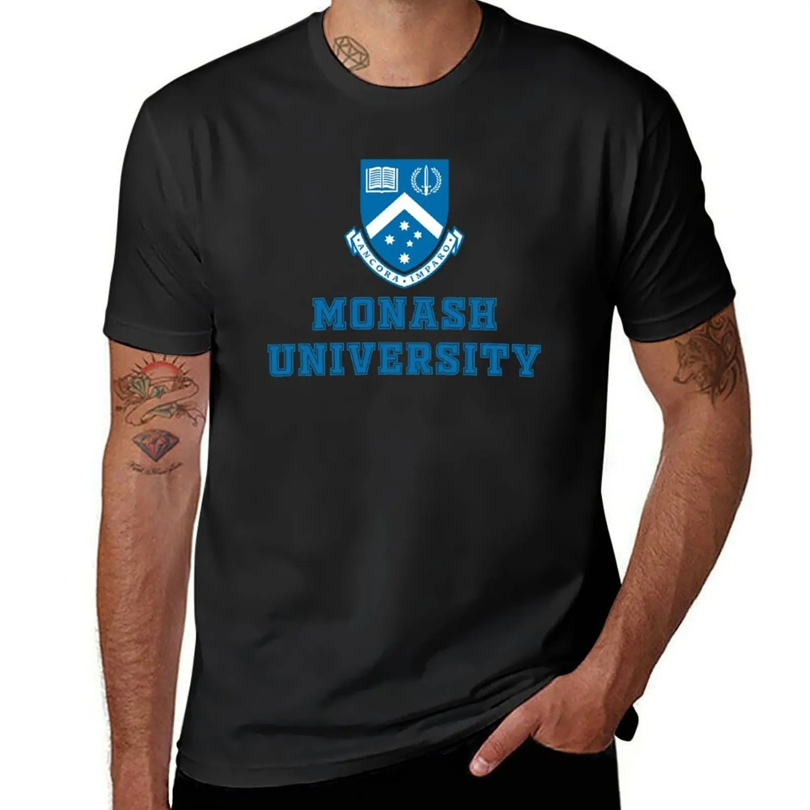 Monash University T-Shirt summer clothes Aesthetic clothing mens workout shirts