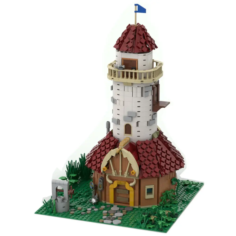 

A Viking-styled Watch-out Tower with Interior and Removable Roof 1519 Pieces MOC