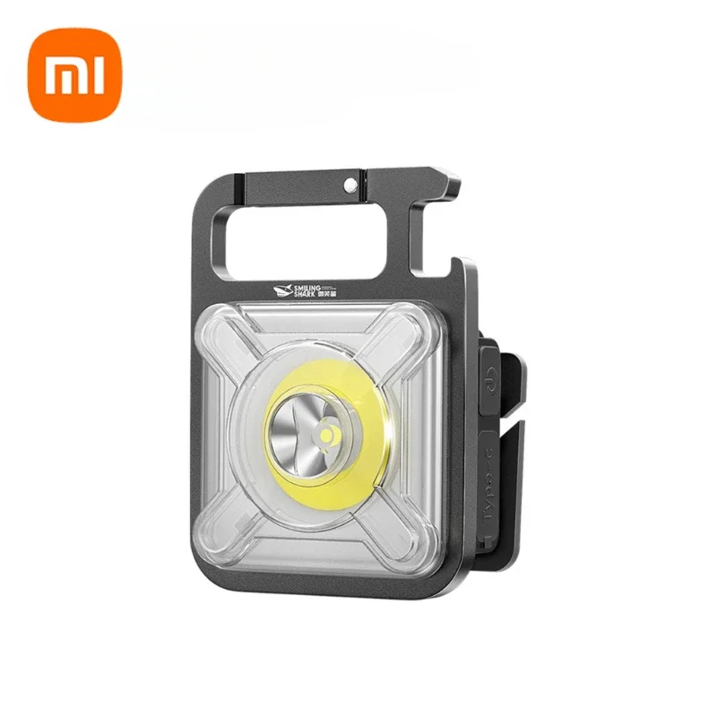 Xiaomi Outdoor LED Flashlight Keychain Light Bright COB Light Rechargeable Work Light Fishing Lanterna Magnet Built-in Battery