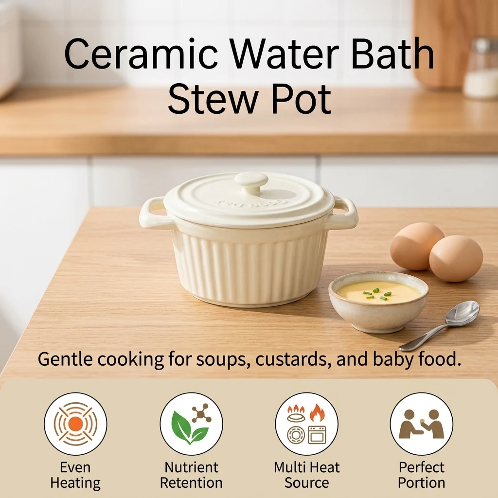 وعاء طهي سيراميك مقاوم للحرارة - مراجعة Baby Food Stew وسعره