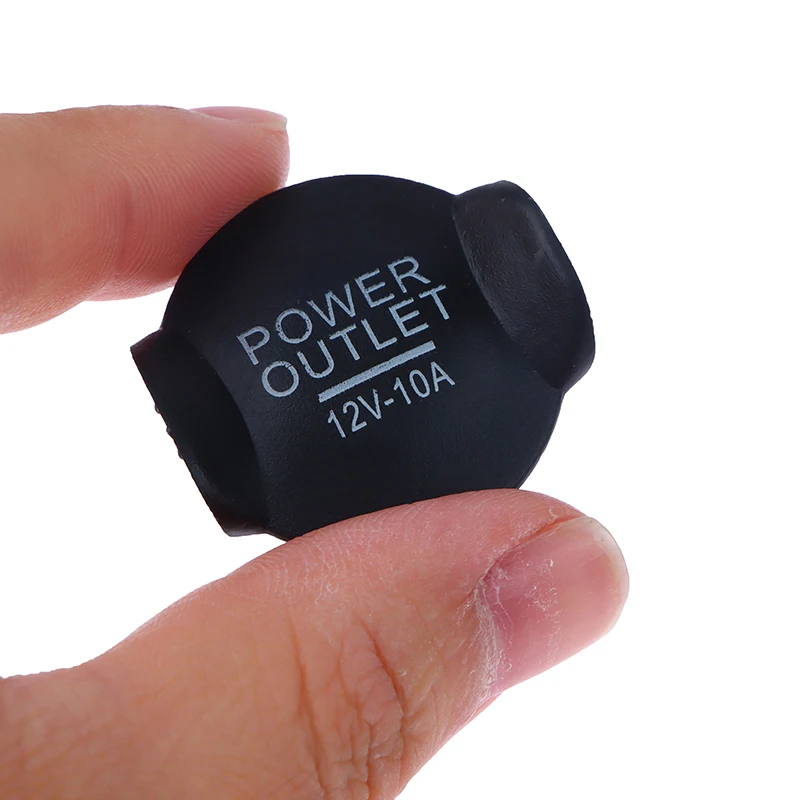 New【1/2Pcs Waterproof Car Cigarette Port Outlet Cover 12V Power Socket Plug Universal Button Accessories Weatherproof】