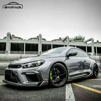 Body kit Aspec Style Wide, přední nárazník, zadní nárazník, boční prahy, kryty kol pro Volkswagen VW Scirocco 10 nejlepší prodej Bodykit Scirocco Aspec - №3