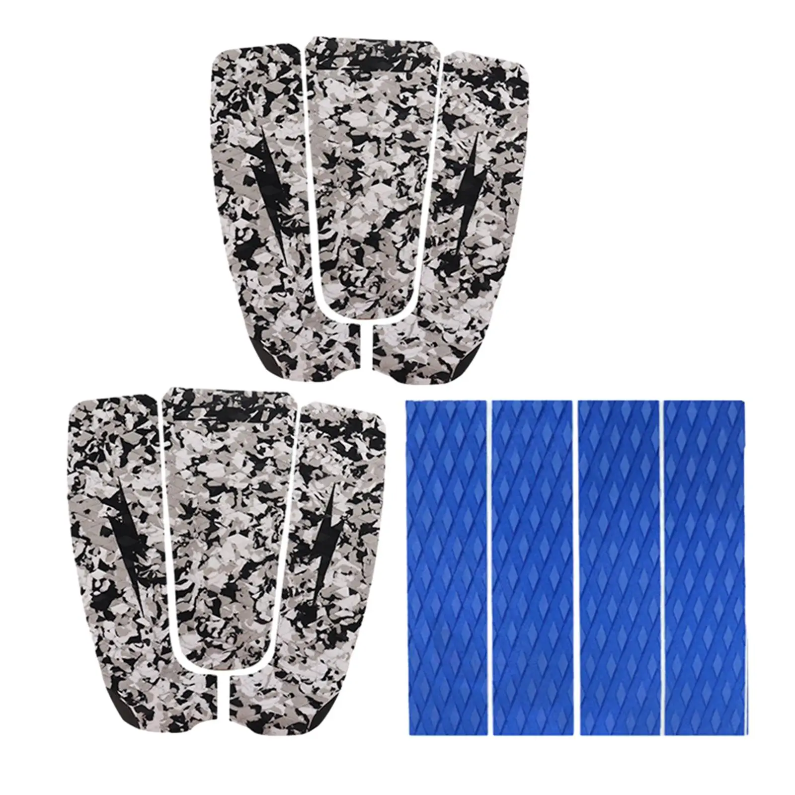 Picture 4: Surfboard Traction Pads Surfboard Deck Traction Pad Self Sticky Surfboard Grip Pad Deck Grip Pad for Longboard Paddle Board