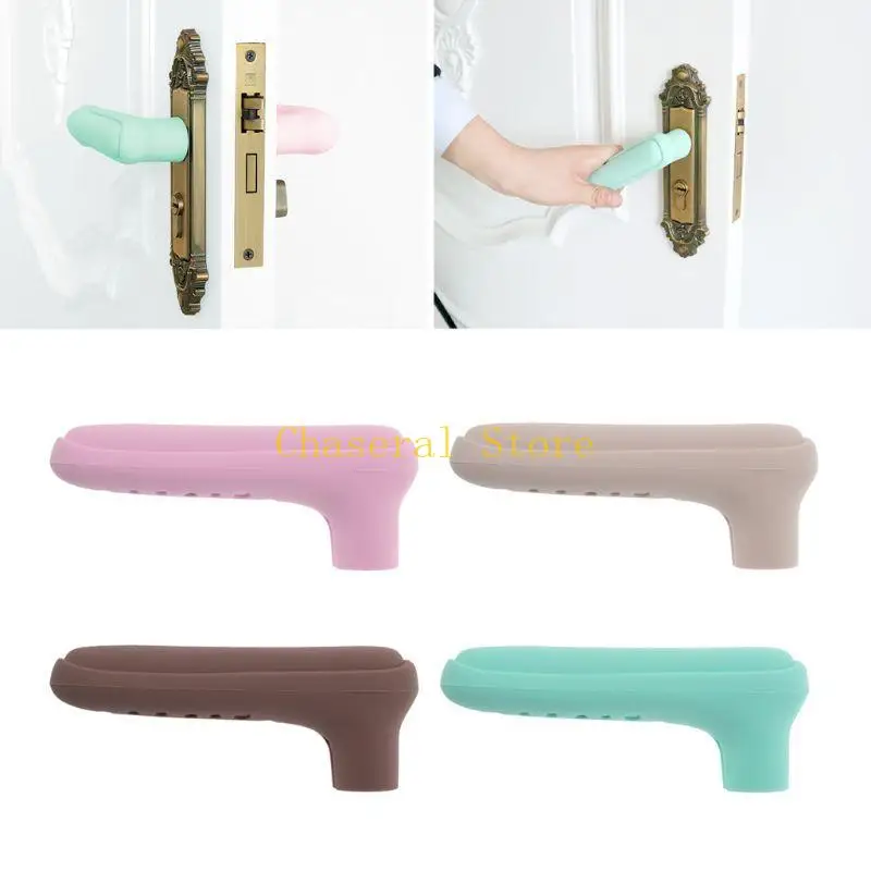 

E7CE Smooth Silicone Safety Door Handle Protective Cover Door Handle Anti-collision Cover Child Handle Anti-collision Cover