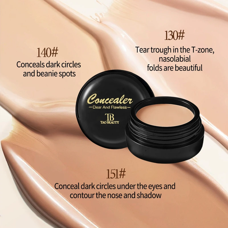 Langdurige concealer zonder make-up af te trekken Lichtgewicht en huidvriendelijk Meerdere kleuren om de huidskleur nauwkeurig te passen