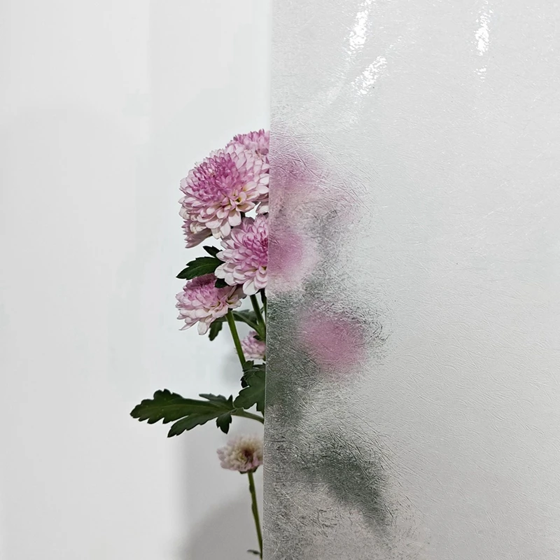 PEVA Shower Curtain Translucent Liner Waterproof Mildew Resistant for Bathroom Showers Curtain With Hooks 71 x 79 Inches