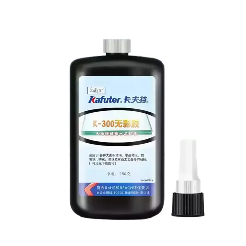Kafuter K-300 K-302 K-303 K-306 UV Glass Adhesive for Crystal Bonding & Clear Fast Curing - Original Product