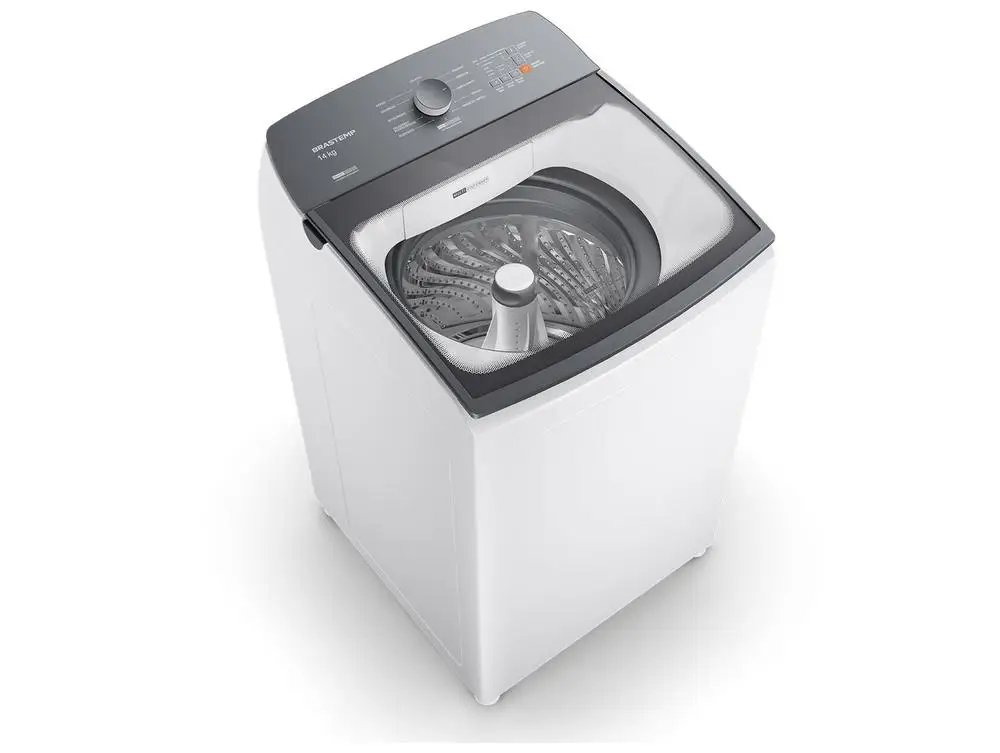 Brastemp 14 kg Waschmaschine Inox Korb 12 weiße Waschprogramme BWJ14AB – 220 V