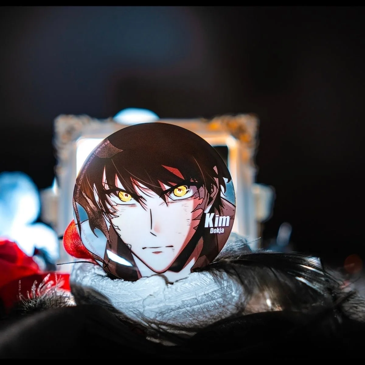 全知全能の読者の視点から、反射バッジ付き限定版マンガ、ファンメイドのコスプレバー