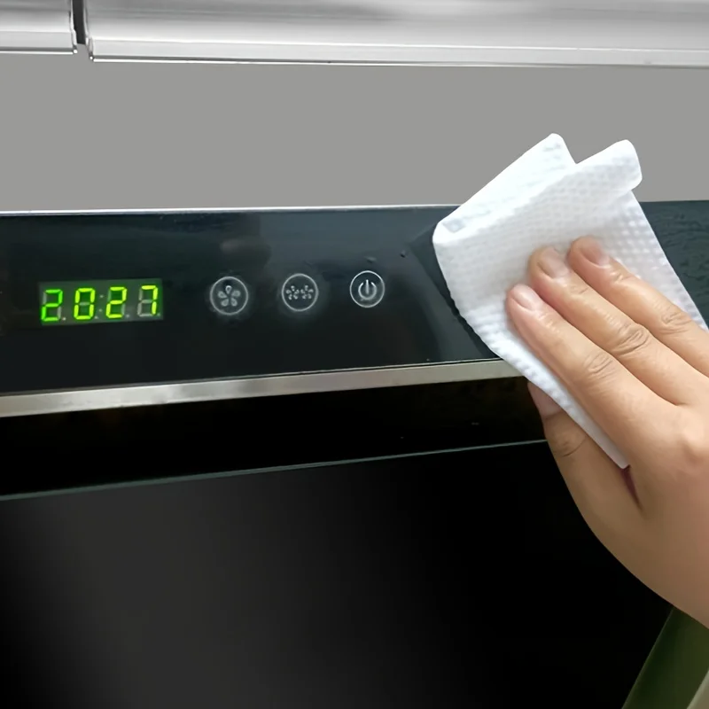 مناديل المطبخ المنزلية القوية لتنظيف الزيت، غطاء منشفة ورقية مبللة، حقيبة كبيرة نظيفة مع غطاء #4