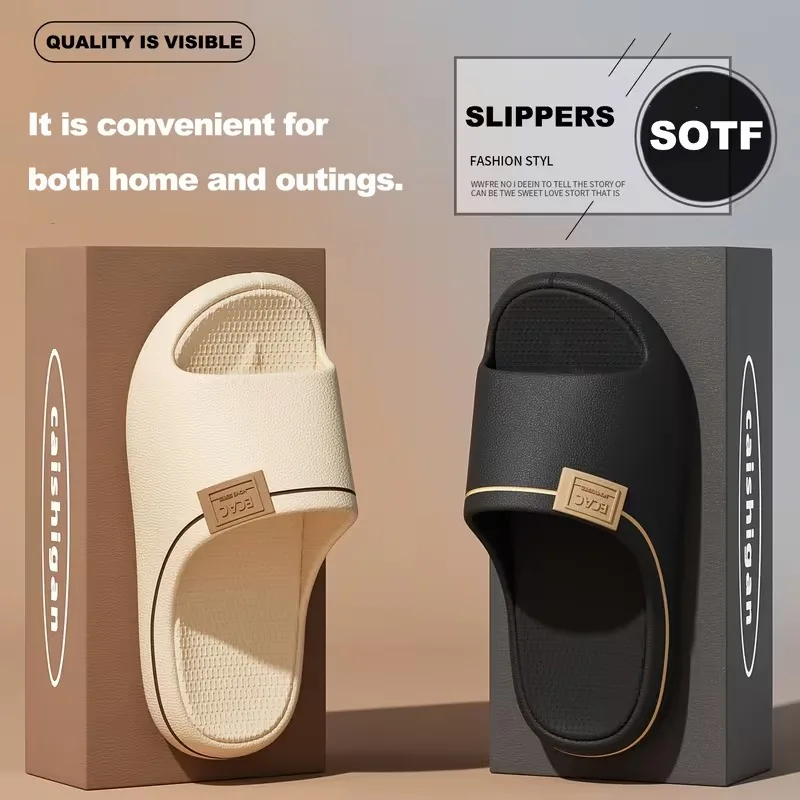 

Summer Fashion EVA Slippers Indoor Outdoor Non Slip Home Bathroom Men Women Thick Sole Casual Comfortable Beach vacation shoes