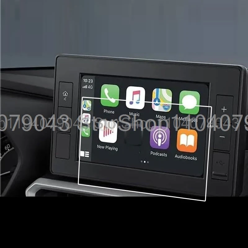 Tempered glass screen protector For Toyota Raize 2023 2024 8 inch Car infotainment radio GPS Navigation anti-scratch film