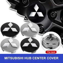 Car Styling Auto Wheel Hub Center Caps Rim Cover Badge Emblem For Mitsubishi Pajero ASX Lancer Pajero Outlander L200 EVO Lancer