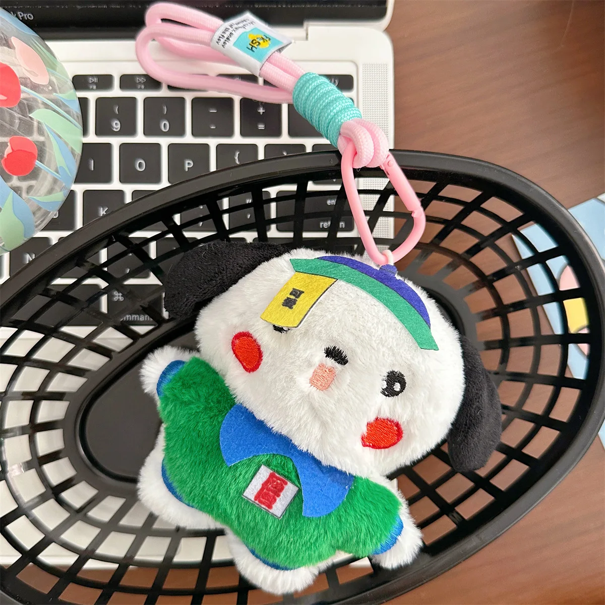 24 قطعة/الوحدة 12 سنتيمتر لطيف صار الدب مضحك غيبوبة أفخم المفاتيح قلادة جرو دمية لعبة حقيبة مدرسية الديكور سحر #2