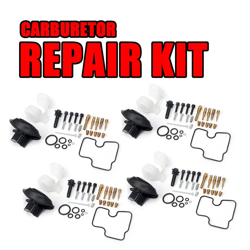 

Motorcycle Carb Carburetor Repair Rebuild Part Kit For Honda MC22 CBR22 CBR250RR CBR 250 RR Moto Carburettor Spare Sets 4Sets