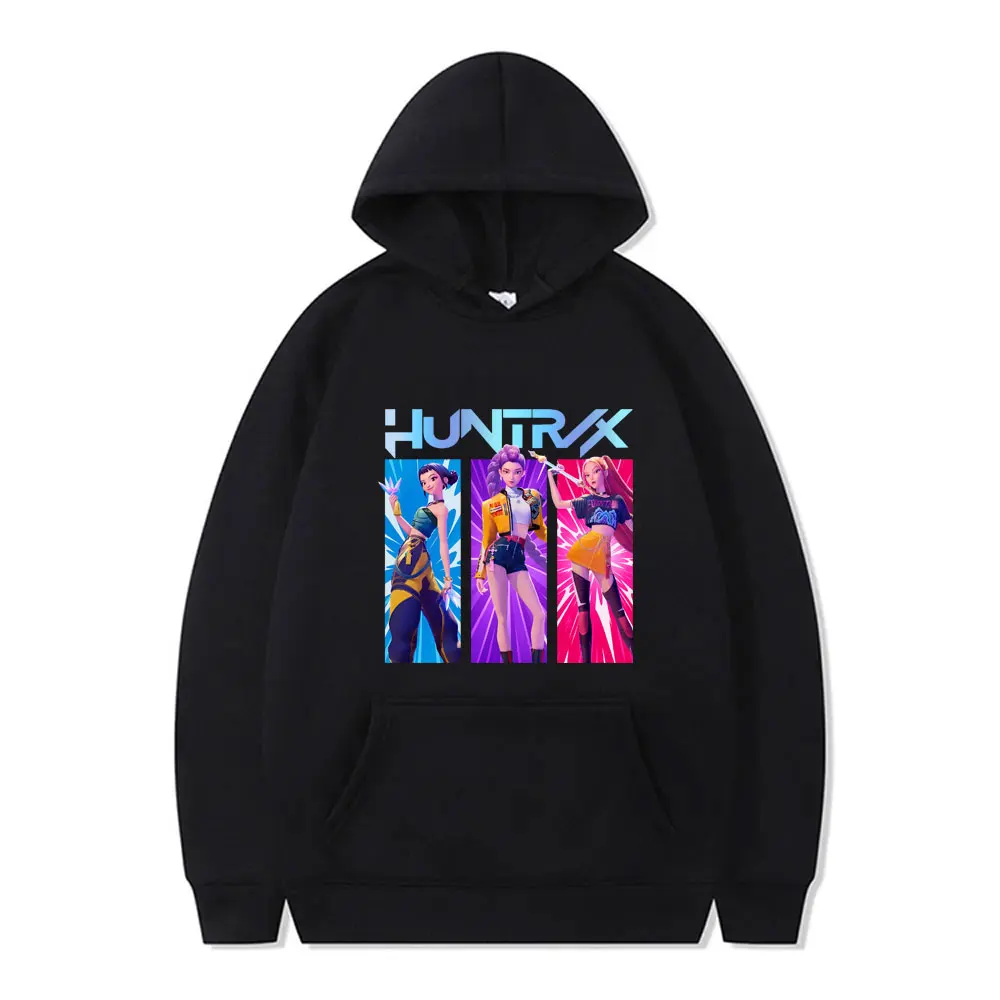 

Kpop Demon Hunters Rumi Mira Zoey Graphic Hoodie Male Fashion Casual Fleece Cotton Pullover Men Women Vintage Oversized Hoodies