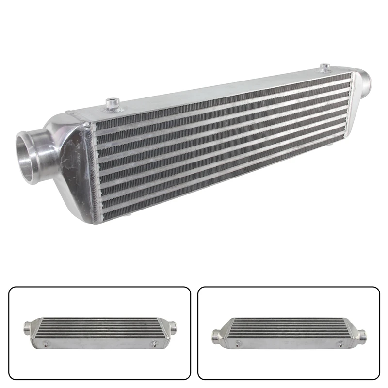 Universal Aluminum Bar & Plate FMIC Intercooler In/outlet 2.5