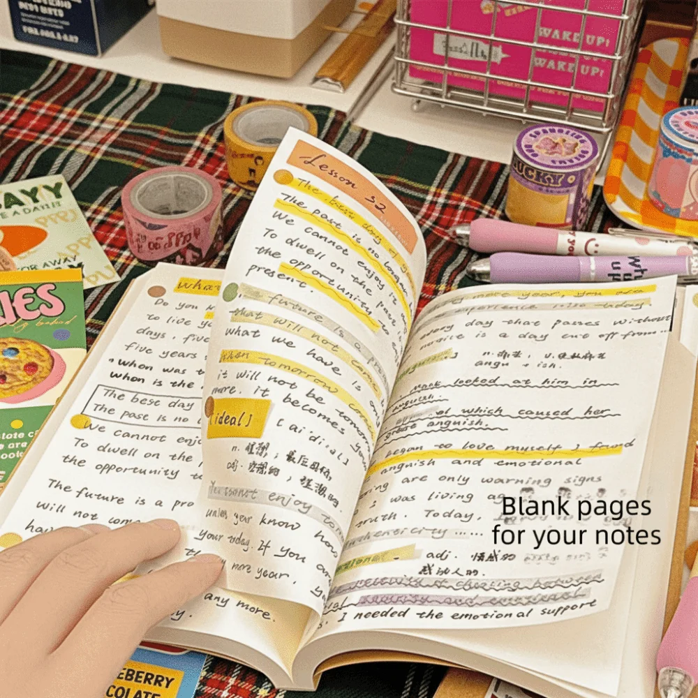 

Extra-Thick Blank Notebook Blank Pages Practical Design Extra-Thick Notebook High Appearance Level Indie Style
