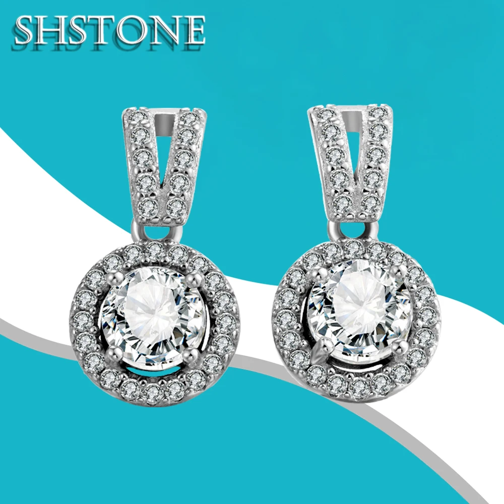 

0.5ct D Color Moissanite Drop Earring 925 Sterling Sliver Bridal Sparkling Wedding Engagement Earrings for Women Fine Jewelry