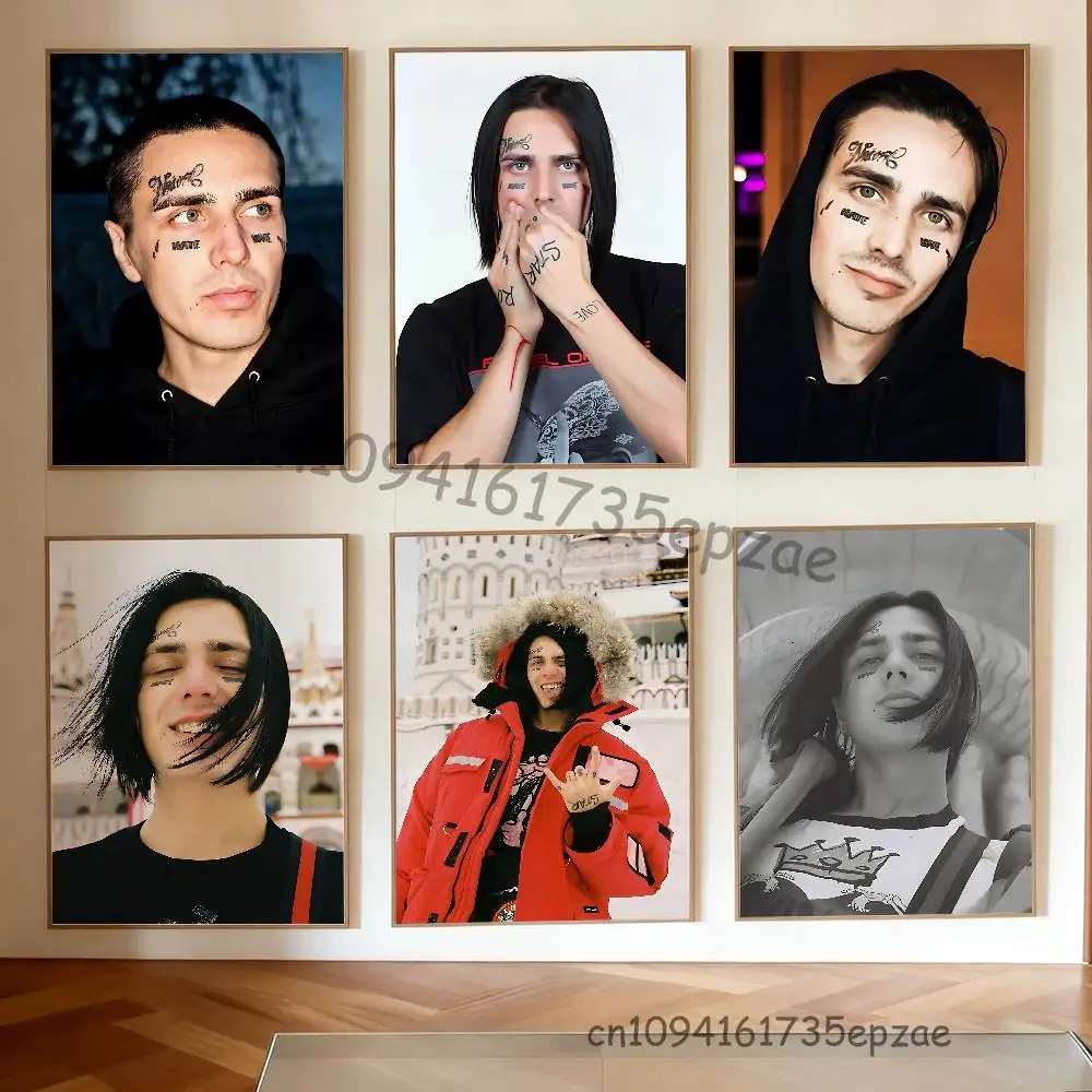 

Rapper Face Ivan Dryomin Anime Wall Art Canvas Painting Poster For Living Room Home Decor Decoration Picture