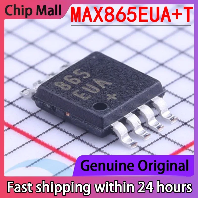 1PCS The New MAX865EUA+T MAX865EUA Package TSSOP-8 DC-DC Power Chip Is and In Stock
