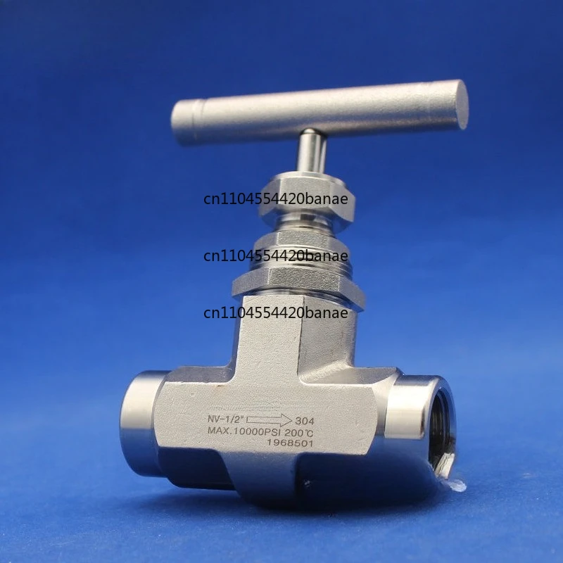 Stainless Steel Ultra High Pressure Needle Valve 316 Forged Needle Valve Globe Valve 10000Psi Panel 70Mpa