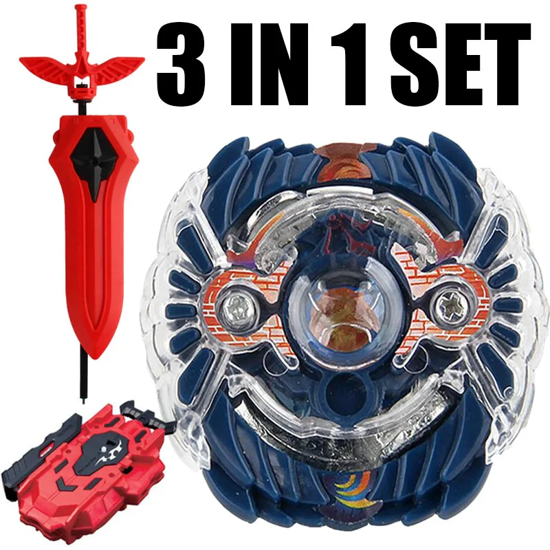 B-X TOUPIE BURST BEYBLADE Trompo Giratorio B-44 Starter Booster Holy Horusood.U.C Stamina Toy con NUEVO Lanzador de Espada LR