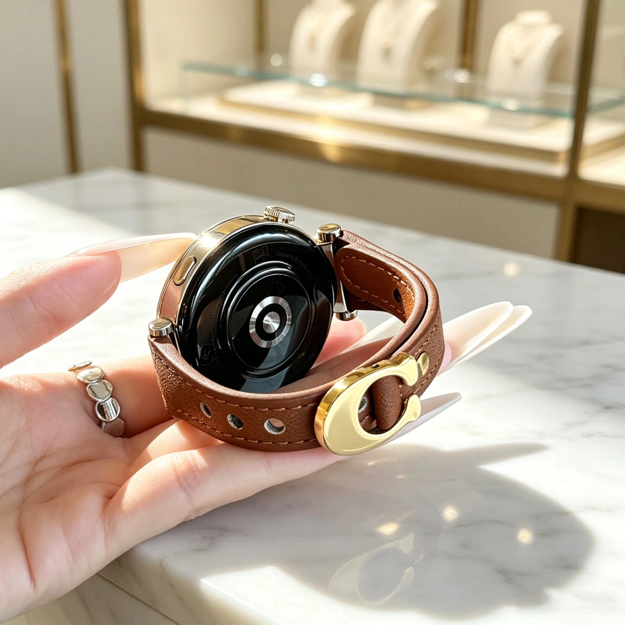 Premium niche metal watch strap suitable for HW Watch Fit3/Fit4 straps and HW Band 8/9/10NFC handmade straps