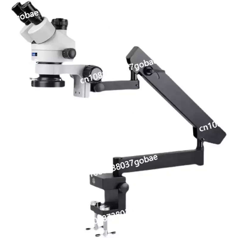 Trinocular practice microscope special clamp table rocker arm stereo MSD205-A