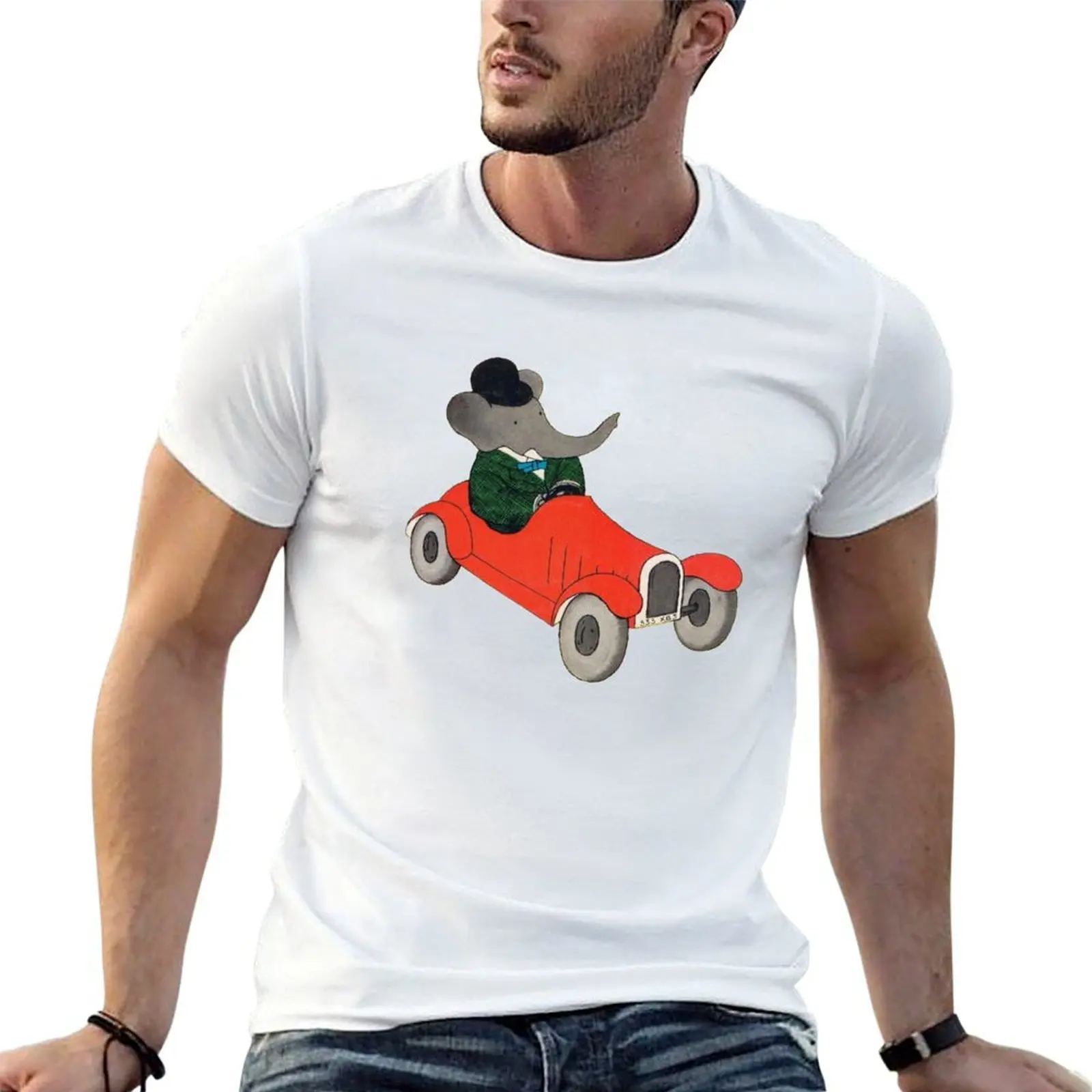 

Babar the elephant T-Shirt t shirt man luxury t shirt custom print g man t shirts for men T-Shirt