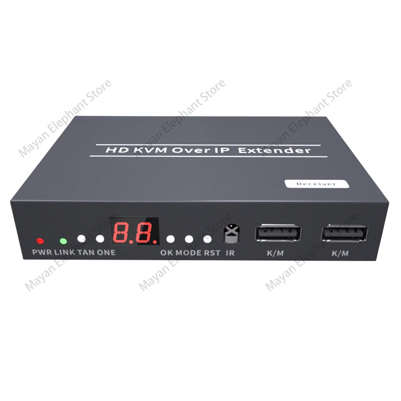 

150m H.264 HDMI-compatible Over IP Extender Cat5e Cat 6 Ethernet 1080P Support IR RS232 POE