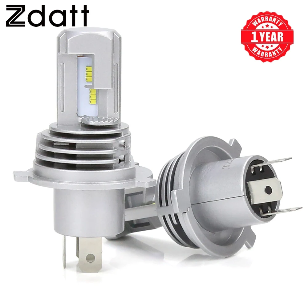 

ZDATT Super Bright New Diode Lamp H4 LED Headlights Bulb For Car Hi/Lo Moto Universal 6000K 100W Led Auto Motorcycle Lights