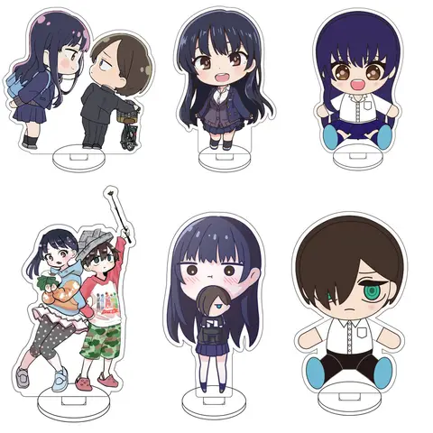 10CM Anime The Dangers in My Heart Ichikawa Kyōtarō Yamada Anna Chihiro Kobayashi Cos Acrylic Figure Stand Cute Gifts Ornaments