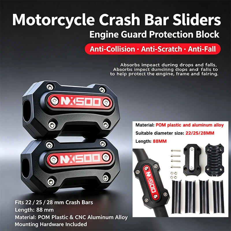 For-CB500X-NX500-NX400-2013-2024-2023--CB-500X-2013-2023-2018-Moto-Accessories-Engine-Protection-Guard-Bumper-Decorative-Block