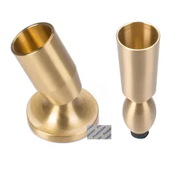 4Pcs Brass Swivel Feet Cups Sleeve Tip For Table Angled Leg