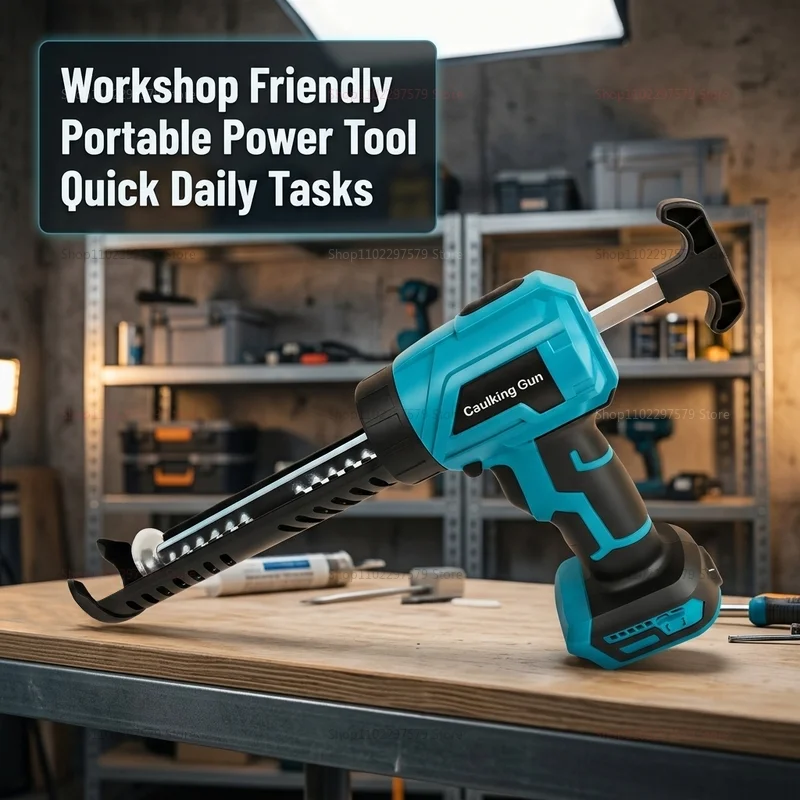 Electric Glue Gun 4 Speeds Wireless  Glue Caulking Gun Doors and Windows Electric Sewing Glue Tool for Makita 18V Battery