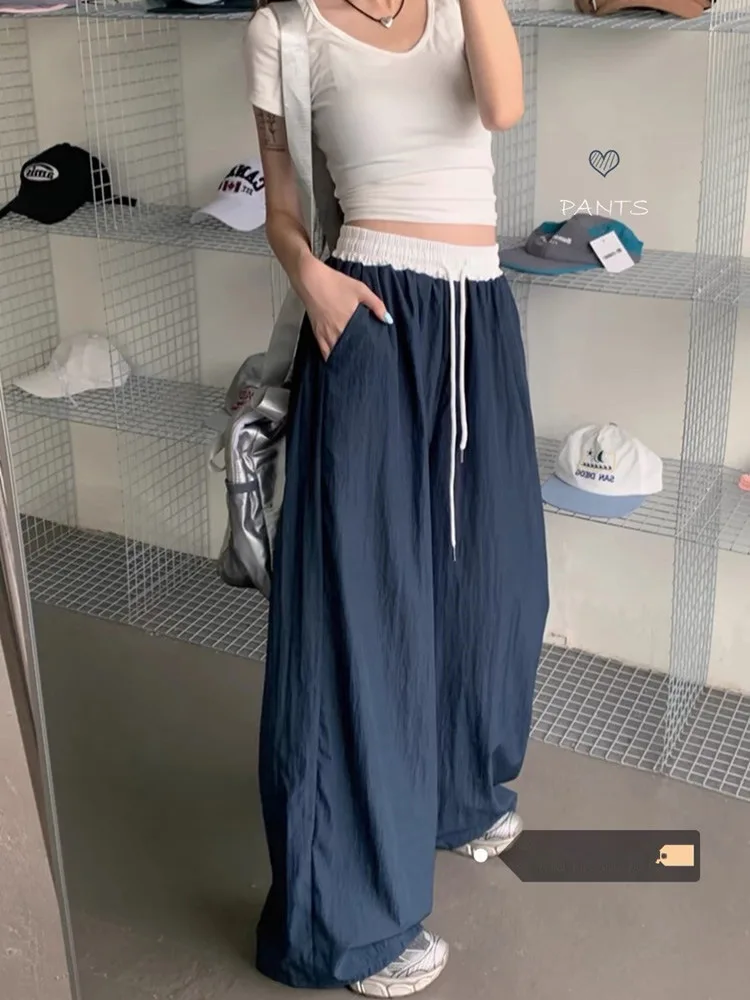 

Широкие брюки Y2K, черные, нерегулярные, женские, осенние, парусиновые, с двойным воротником, стандартной посадкой, академия, вельветовый, в клетку, вязаный, в клетку, женский ретро