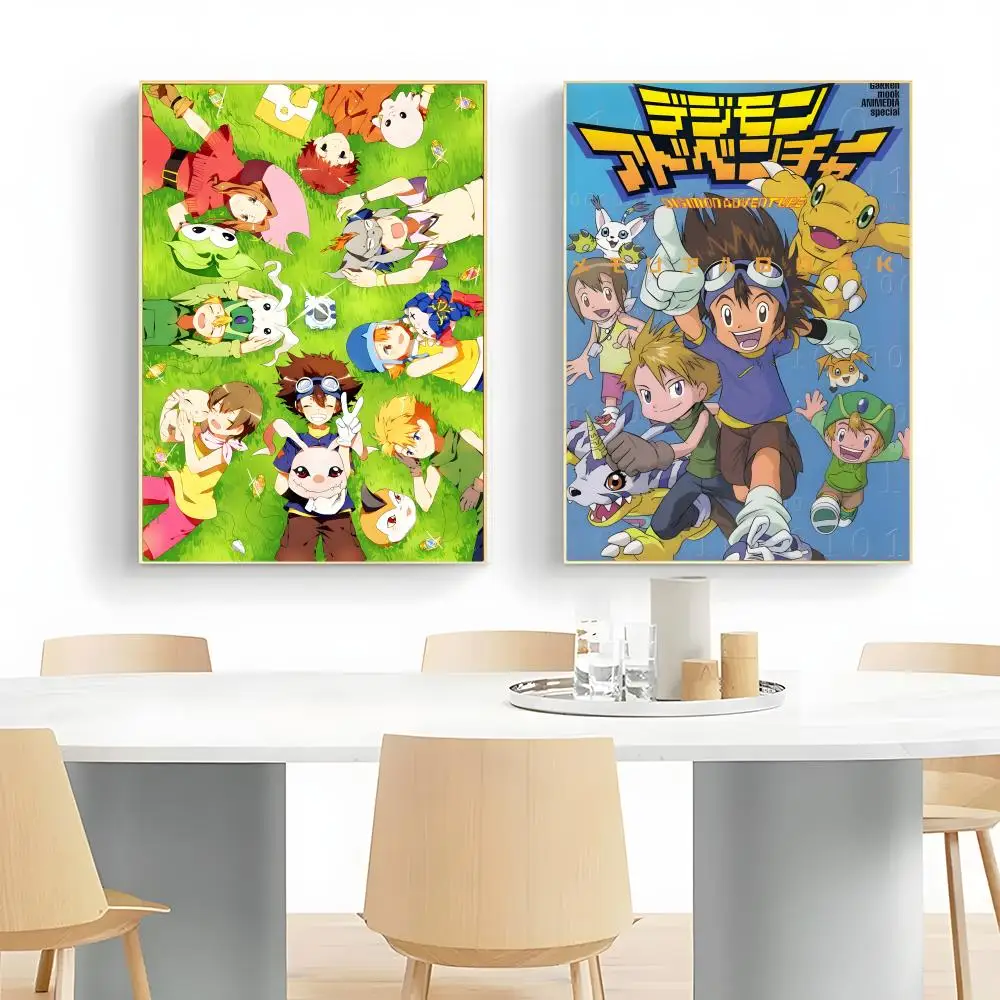 Adventure Anime Digimon Poster Wall Art Print Decorative Mural Home Decor Gift Unframed