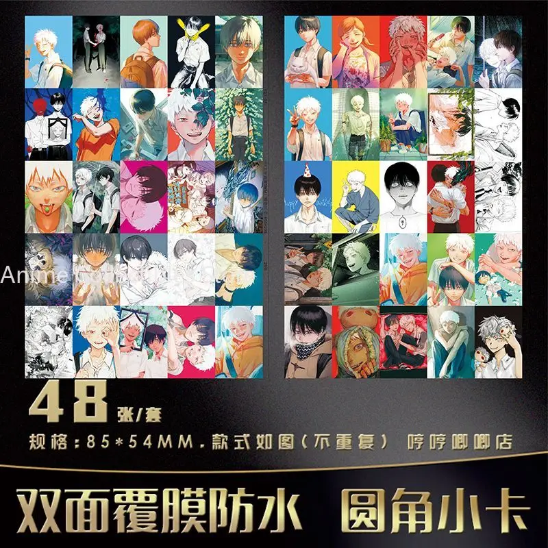 

48 шт. Лето Хикару Дяд Цудзинака Йошики аниме лазерная карта косплей закругленные углы ЛОМО открытка рождественские подарки для девочек