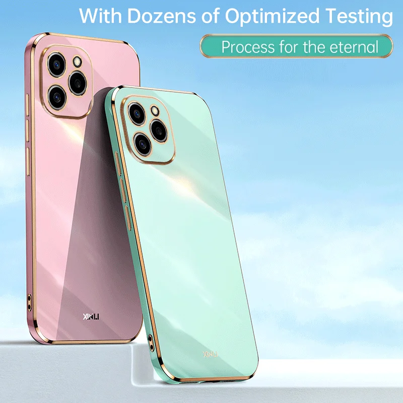 For Infinix Hot 40 Pro Case Luxury 6G Electroplated TPU Soft Silicone Back Cover For Infinix Hot 40 Funda Shockproof Bumper